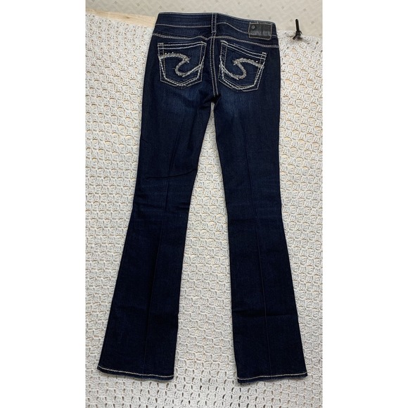 Sirver Tuesday Jeans Co.Women W28 L33 Bootcut Blue Denim Western Embroidery - Picture 1 of 13